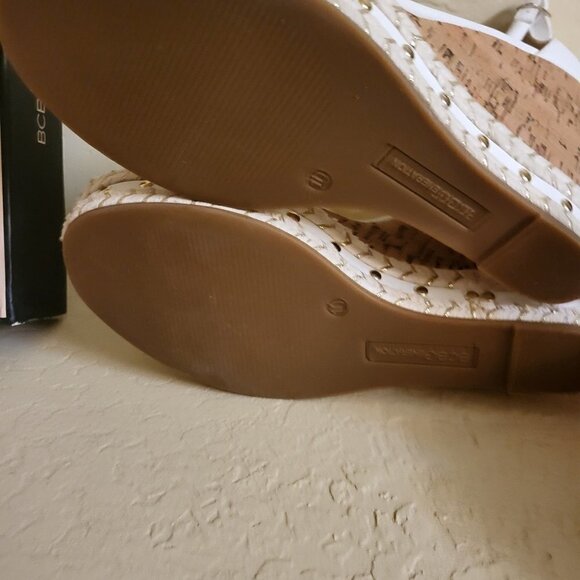 BCBGeneration women's Narida Espadrille Ankle Strap Wedge Sandals Size: 10 NIB - Picture 8 of 11